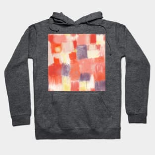 City Sunset Geometric Abstract Painting Hoodie